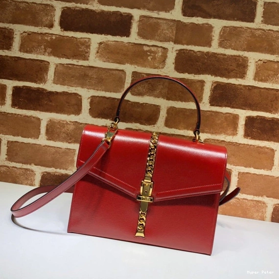 Hyperpeter Sylvie Gucci handle small top 1969 bag 0820
